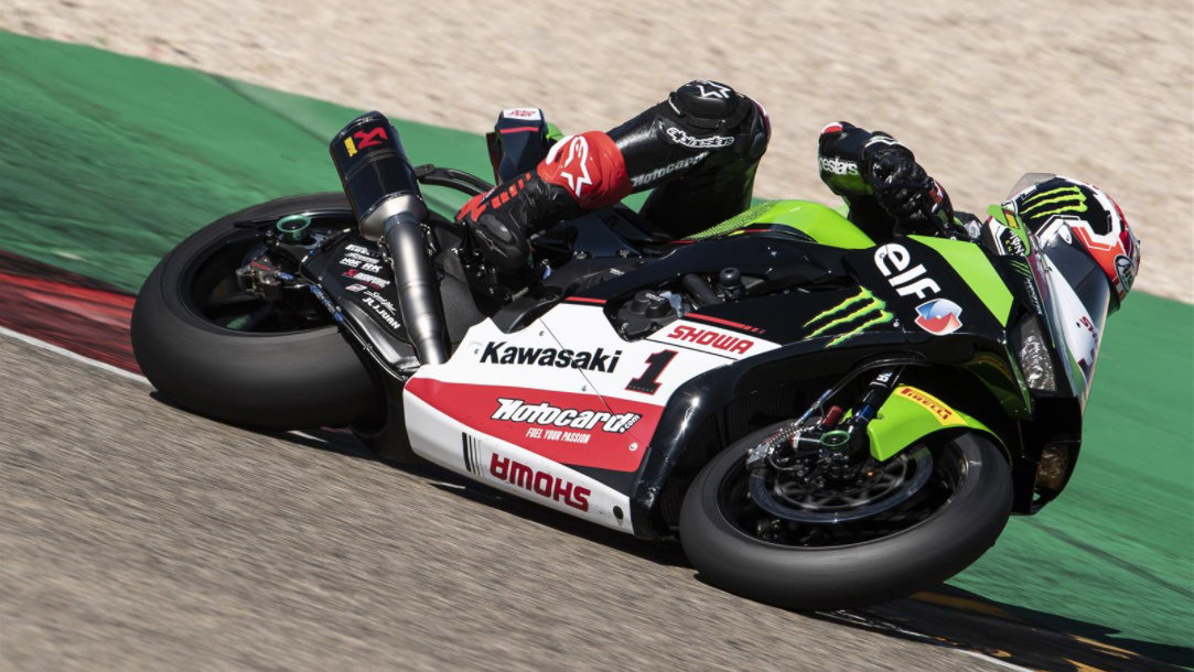 Jonathan Rea Selesaikan Tes Aragon Terakhir Tercepat untuk Kawasaki